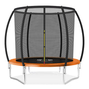 Outdoor Trampoline 6FT/8FT/10FT/12FT - Rebounder Trampoline for Toddlers, Kids & Adults with Safety Enclosure Net, Anti-tear, UV-Proof Pad, Exercise & Fitness