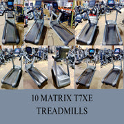 10 Matrix T7XE Treadmills