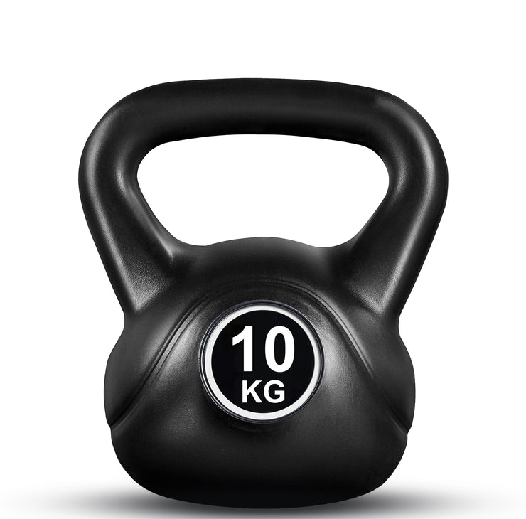 10kg Vinyl Coated Kettlebell – Heavy Duty Weight for Home Gym Workouts, Strength Training & Fitness – Ideal for Men & Women