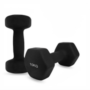 Neoprene Plastic Dip Dumbbells Set