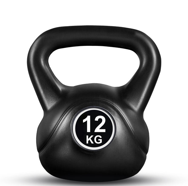 12kg Vinyl Coated Kettlebell – Heavy Duty Weight for Home Gym Workouts, Strength Training & Fitness – Ideal for Men & Women