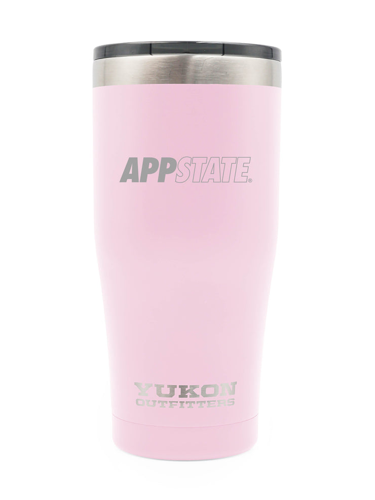20 oz Tumbler - App State - Soft Pink