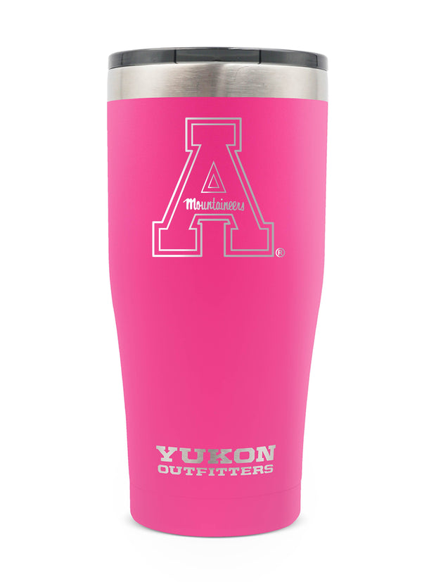 20 oz Tumbler - Block "A" - Shocking Pink