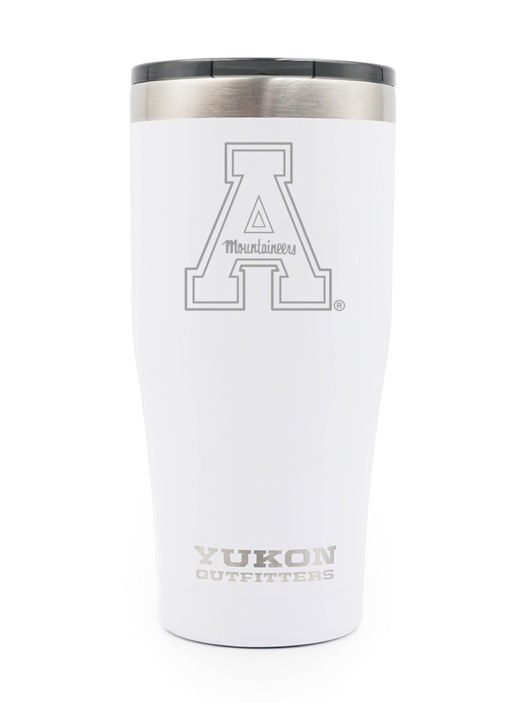 20 oz Tumbler - Block "A" - White