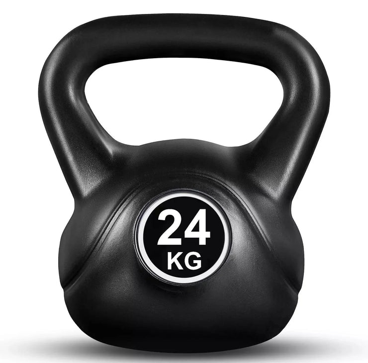 Vinyl Coated Kettlebells – Heavy Weight Kettlebell Set for Home Gym Workouts (2kg to 24kg) – Strength Training for Men & Women