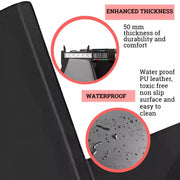 Tri Folding Mat Exercise Gym Gymnastic Fitness Workout Mat with Handles 3 Panels