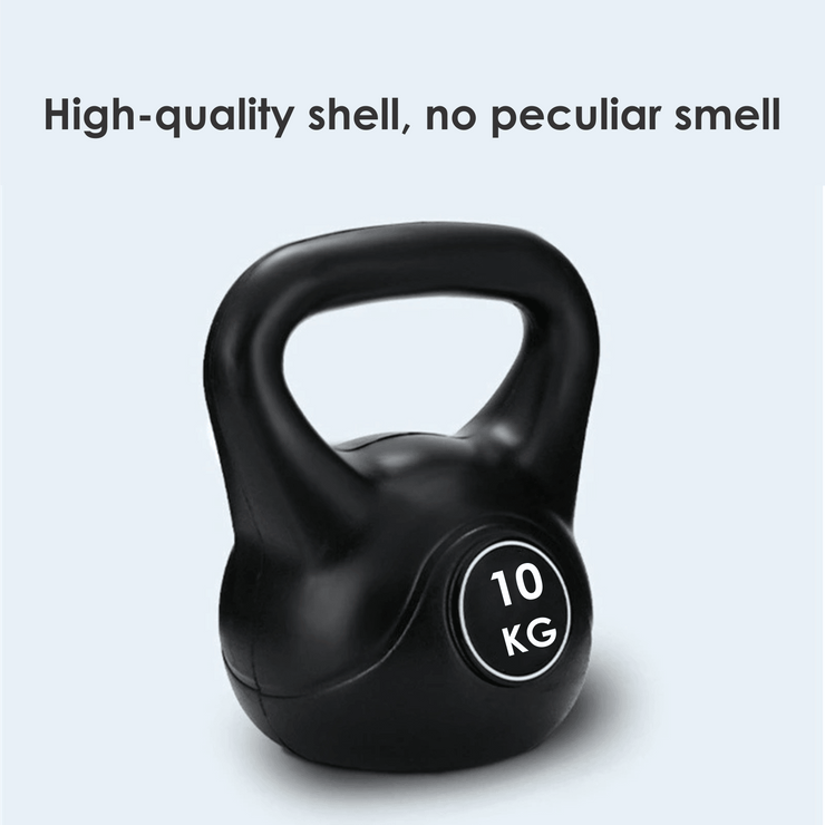 10kg Vinyl Coated Kettlebell – Heavy Duty Weight for Home Gym Workouts, Strength Training & Fitness – Ideal for Men & Women