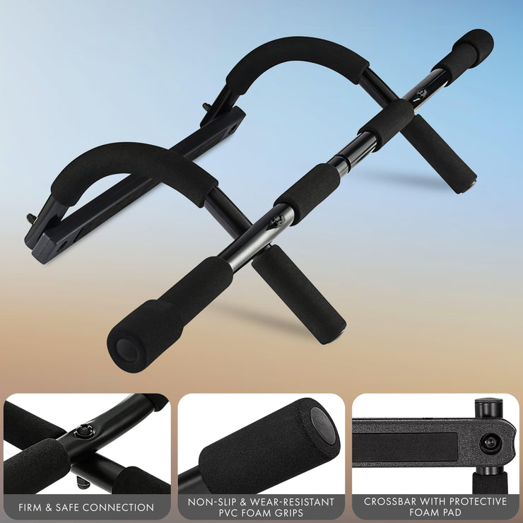 Pull Up Bar Doorway – Home Gym Chin-Up & Dip Bar for Strength Training & Full-Body Workouts
