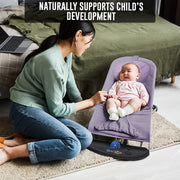 Newborn Baby Bouncer Chair – Soft & Durable Infant Rocker Seat, Foldable & Portable – UK Made Baby Rocking Chair