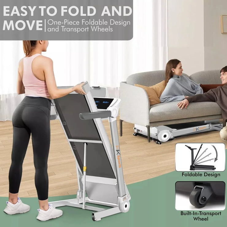 Treadmill Electric Motorised Folding Running Machine Walking Gym Home Fitness