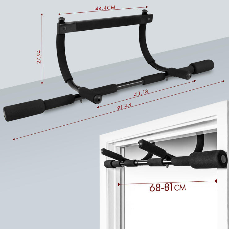 Pull Up Bar Doorway – Home Gym Chin-Up & Dip Bar for Strength Training & Full-Body Workouts