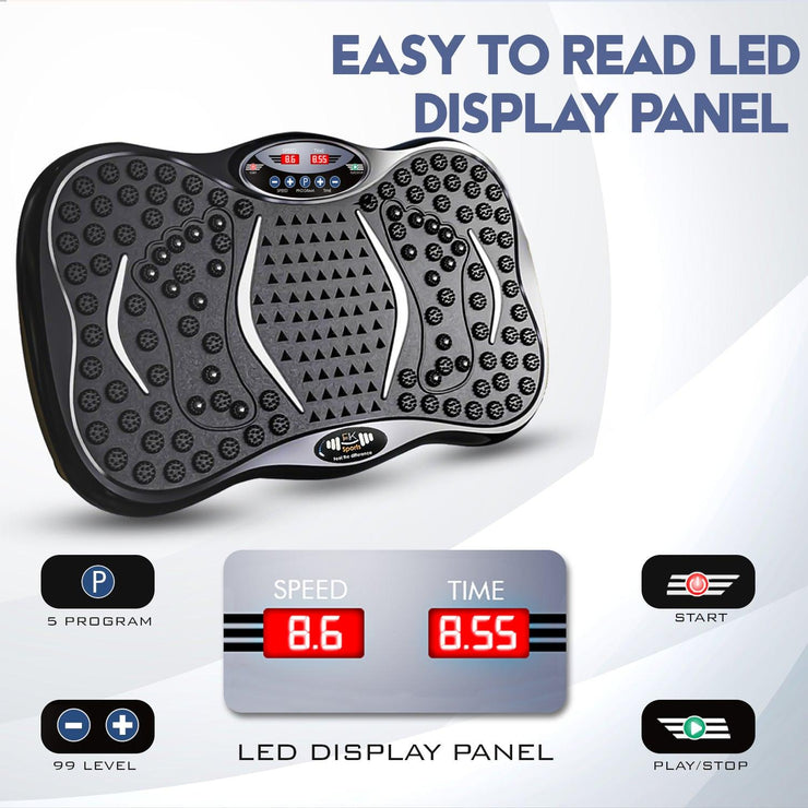 Power Vibration Plate Vibrating Machine Platform Exercise Body Shaker Massager