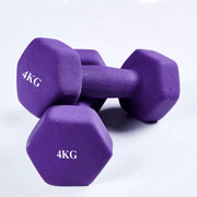 Neoprene Plastic Dip Dumbbells Set