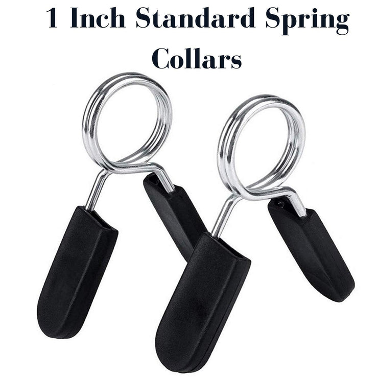 Standard 1" Chrome Barbell – 4ft, 5ft, 6ft, 7ft | Knurled Grip, Collars Included | Fits 1" Weight Plates – Home Gym & Strength Training