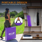 Tri Folding Mat Exercise Gym Gymnastic Fitness Workout Mat with Handles 3 Panels