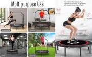 Mini Trampoline Foldable Trampoline Fitness Rebounder Exercise Bouncer 40/48"