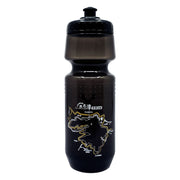 PAX 24oz Sports Black Water Bottle, Squeeze To Squirt Water Bottle, Biking Cycling Bottles Fit In Bike Cages, BPA Free, Great for Adults & Youngsters