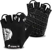 Bike Cycling Sports Gloves: Half Finger Bicycle Gloves for Men Women with 5MM Gel Pad - Anti-Slip Exercise Workout Gloves for Gym Motorcycle