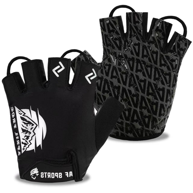 Bike Cycling Sports Gloves: Half Finger Bicycle Gloves for Men Women with 5MM Gel Pad - Anti-Slip Exercise Workout Gloves for Gym Motorcycle