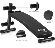 Sit Up Bench adjustable Core ABS Workout Multipurpose Thigh Support for Home Gym