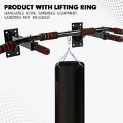 Wall Mounted Pull Chin Up Bar Heavy Duty Dip Station Gym Home Exercise Fitness