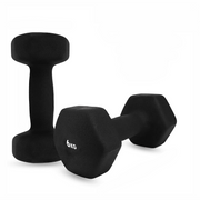 1KG Neoprene Plastic Dip Dumbbells Set