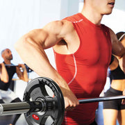 Olympic Weight Plates with Rubber Coating – 2-Inch Cast Iron Core Tri-Grip Barbell Plates (2.5kg to 25kg) – Sold in Pairs for Home & Gym Strength Training