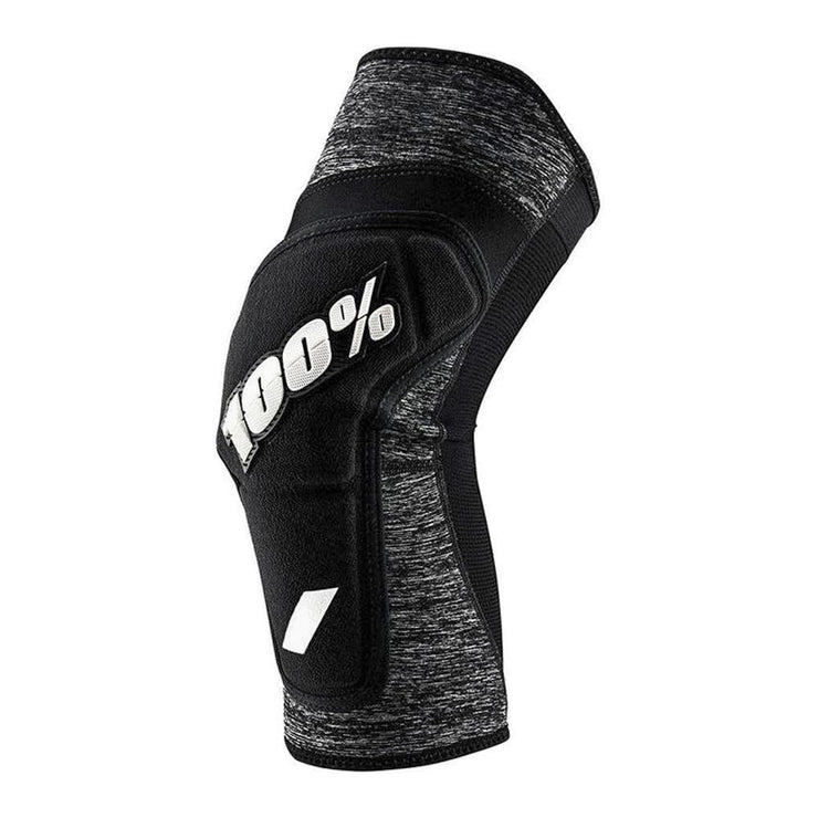 100% Ridecamp Knee Pads - Heather Grey/Black