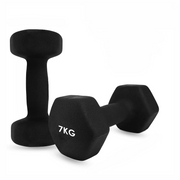 Neoprene Plastic Dip Dumbbells Set