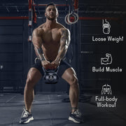 Vinyl Coated Kettlebells – Heavy Weight Kettlebell Set for Home Gym Workouts (2kg to 24kg) – Strength Training for Men & Women