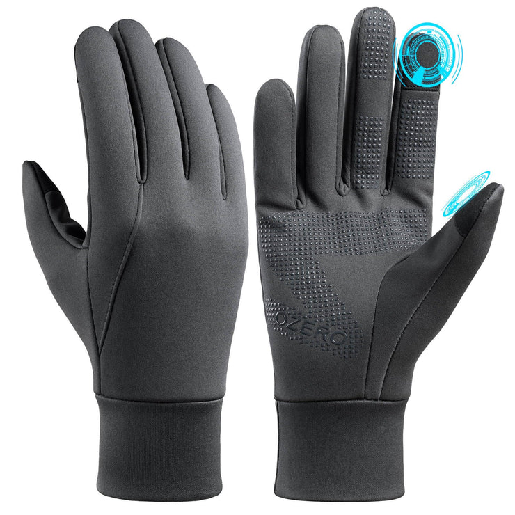 OZERO Winter Touchscreen Gloves for Men: Warm Running Gloves Windproof Water Resistant - Lightweight Thermal Glove for Hiking Cycling Driving