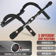 Pull Up Bar Doorway – Home Gym Chin-Up & Dip Bar for Strength Training & Full-Body Workouts