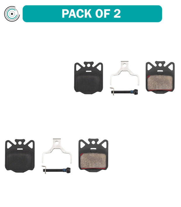 2 Pack Campagnolo Disc Brake Resin Pad Set Hydraulic Steel Backing Bicycle Bike