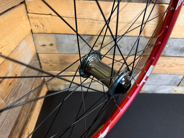 (Slam69built) Halo T2 26" / Halo Wideboy & Halo MT SS Dirt Jump Wheelset (Red / Grey / Multi)