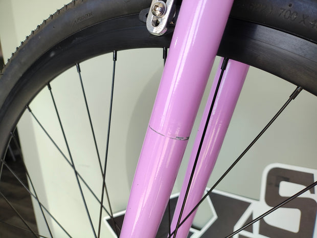 #NS1300 – 4130 Fixed-Gear / Single Speed | Purple Reign – Flat Bar / 700c (Size Large 59cm,  Used/Great Condition)