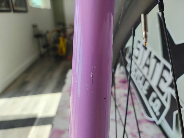 #NS1300 – 4130 Fixed-Gear / Single Speed | Purple Reign – Flat Bar / 700c (Size Large 59cm,  Used/Great Condition)