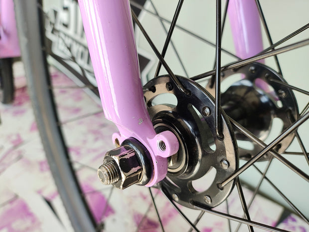 #NS1300 – 4130 Fixed-Gear / Single Speed | Purple Reign – Flat Bar / 700c (Size Large 59cm,  Used/Great Condition)