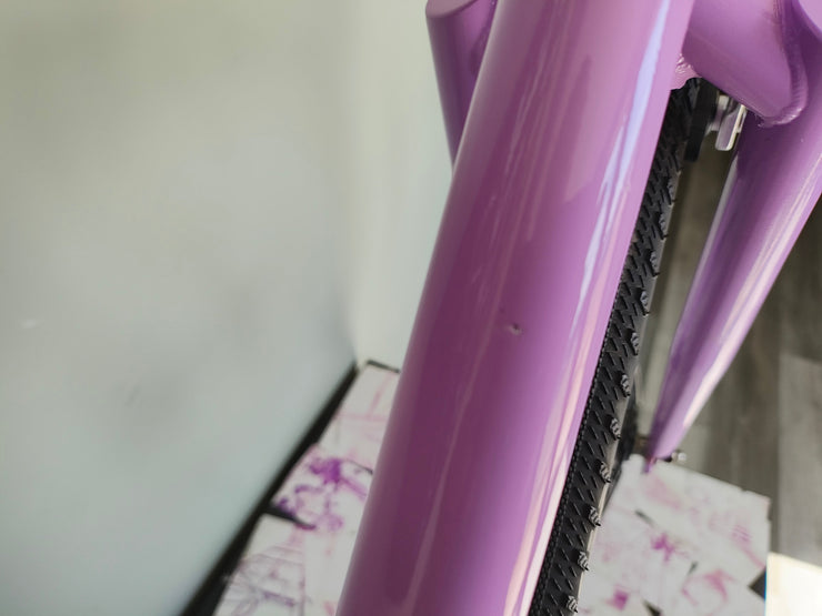 #NS1300 – 4130 Fixed-Gear / Single Speed | Purple Reign – Flat Bar / 700c (Size Large 59cm,  Used/Great Condition)