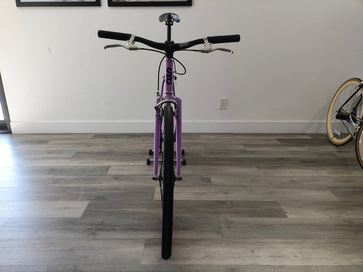 #NS1300 – 4130 Fixed-Gear / Single Speed | Purple Reign – Flat Bar / 700c (Size Large 59cm,  Used/Great Condition)
