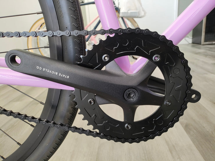 #NS1300 – 4130 Fixed-Gear / Single Speed | Purple Reign – Flat Bar / 700c (Size Large 59cm,  Used/Great Condition)