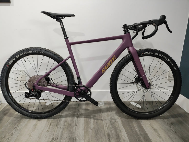 #1312 - Carbon All-Road v2 | Dusty Merlot w/ 650b Wheels + 12-Speed (Size Medium, Used Frame / Like-New Components)
