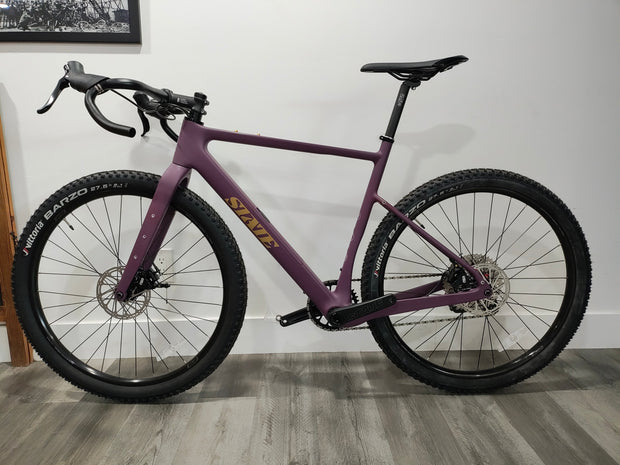 #1312 - Carbon All-Road v2 | Dusty Merlot w/ 650b Wheels + 12-Speed (Size Medium, Used Frame / Like-New Components)