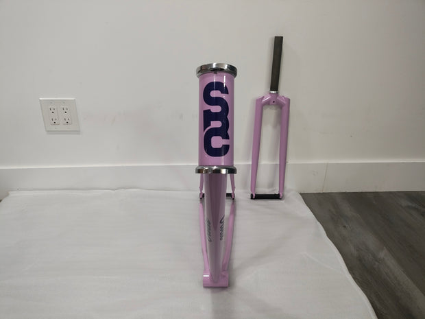 #1315 - 4130 Single-Speed / Fixed Gear Frameset | Purple Reign (Size 49cm, Excellent Condition)