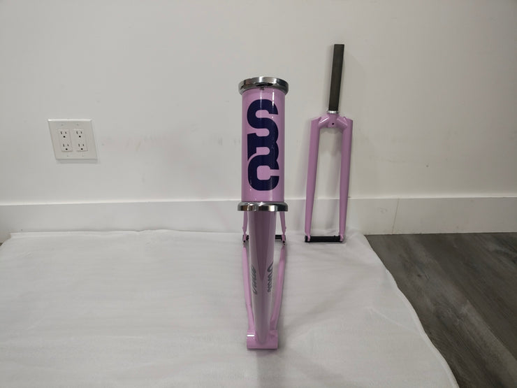 #1315 - 4130 Single-Speed / Fixed Gear Frameset | Purple Reign (Size 49cm, Excellent Condition)