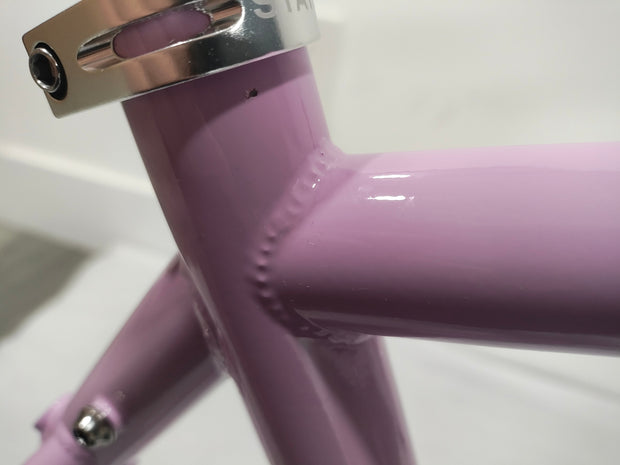 #1315 - 4130 Single-Speed / Fixed Gear Frameset | Purple Reign (Size 49cm, Excellent Condition)
