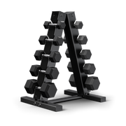 150-Pound Dumbbell Set with A-Frame Rack