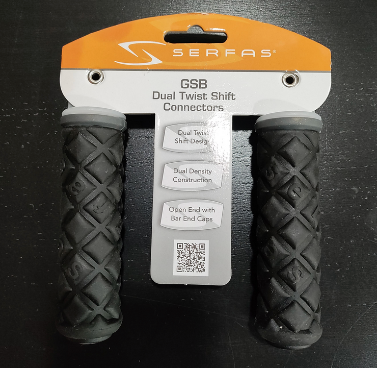 #RS23 - Serfas Gripshift Grips - Like-New Condition