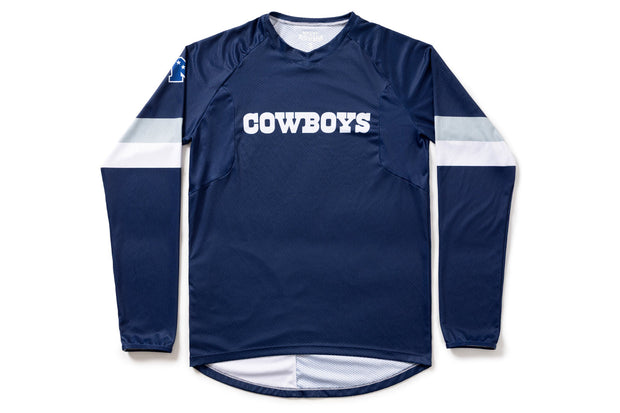#NFLJ-DAL – NFL Collection | Long Sleeve MTB Jersey – Dallas Cowboys (Size Small, Like-New – Used for Photos)