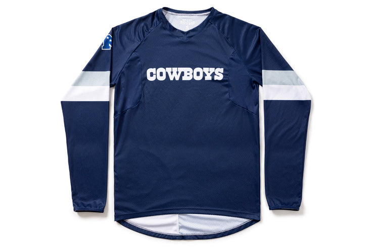 #NFLJ-DAL – NFL Collection | Long Sleeve MTB Jersey – Dallas Cowboys (Size Small, Like-New – Used for Photos)