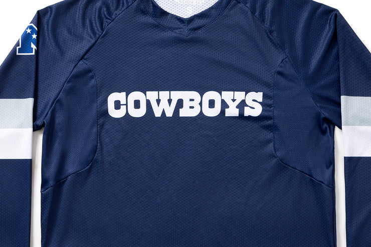 #NFLJ-DAL – NFL Collection | Long Sleeve MTB Jersey – Dallas Cowboys (Size Small, Like-New – Used for Photos)